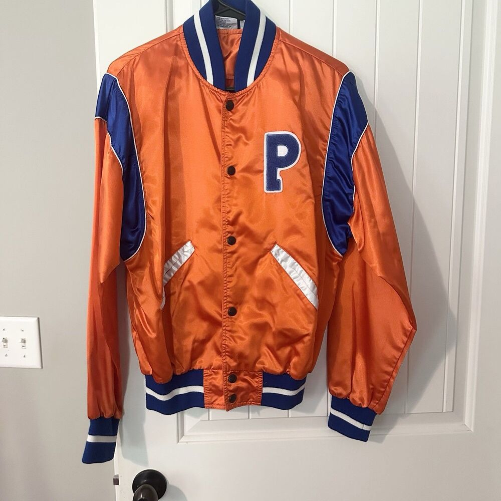 Vintage PONY Brand Nylon Track Jacket Orange Men’s Size Small